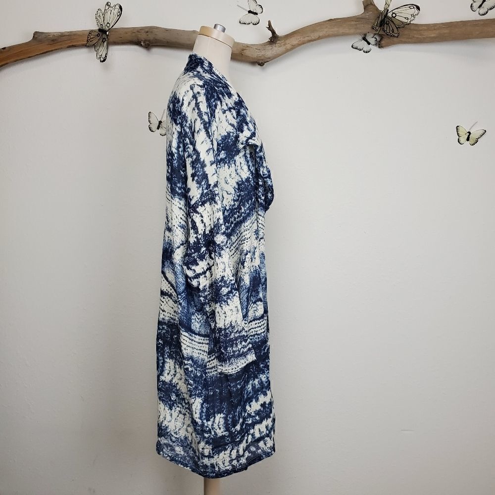 Mes demoiselles blue tie dye capo coat - Picture 3 of 7